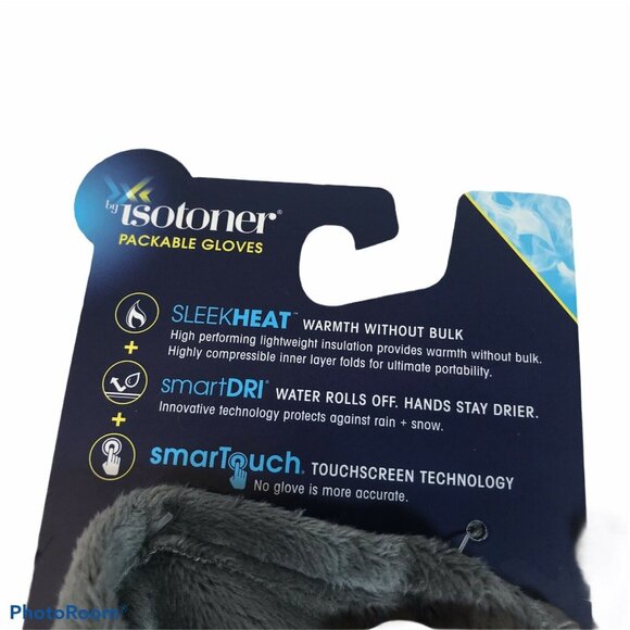 Isotoner Womens One Size Gloves SleekHeat Touchscreen Technology Lavender New - Picture 3 of 10